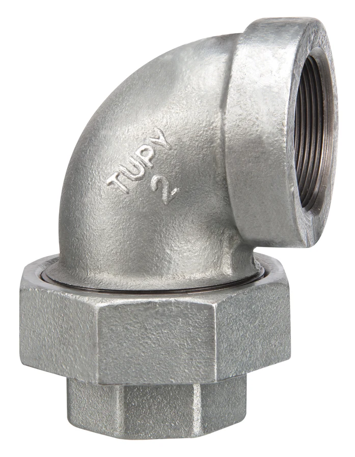 Union Elbows Brass Taper Seat — NPT High Pressure TUPY Brazil